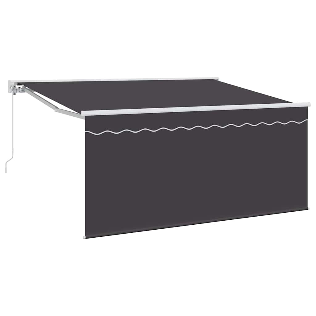 Inklapbaar Zonnescherm Antraciet 300 x 200 cm Stof