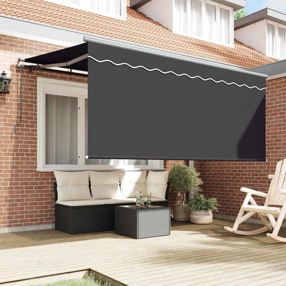 Inklapbaar Zonnescherm Antraciet 300 x 200 cm Stof