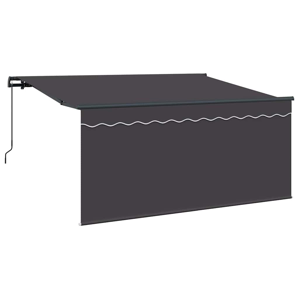 Inklapbaar Zonnescherm Antraciet 300 x 200 cm Stof