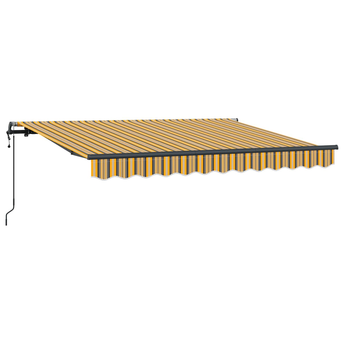 Inklapbaar Zonnescherm Geel 300 x 200 cm Stof