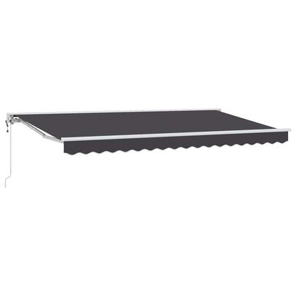 Inklapbaar Zonnescherm Antraciet 350x200 cm