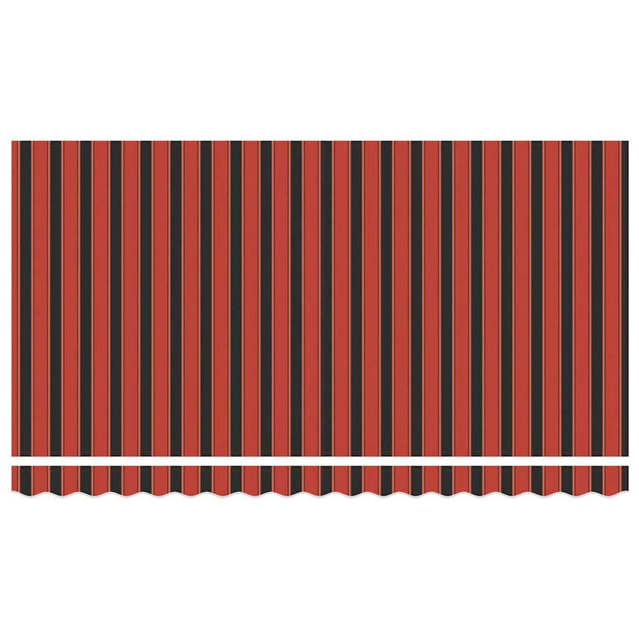 Zijde Frame Oranje en Zwart 350 x 200 cm