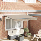 Zonnescherm inklapbaar 350x200 cm beige