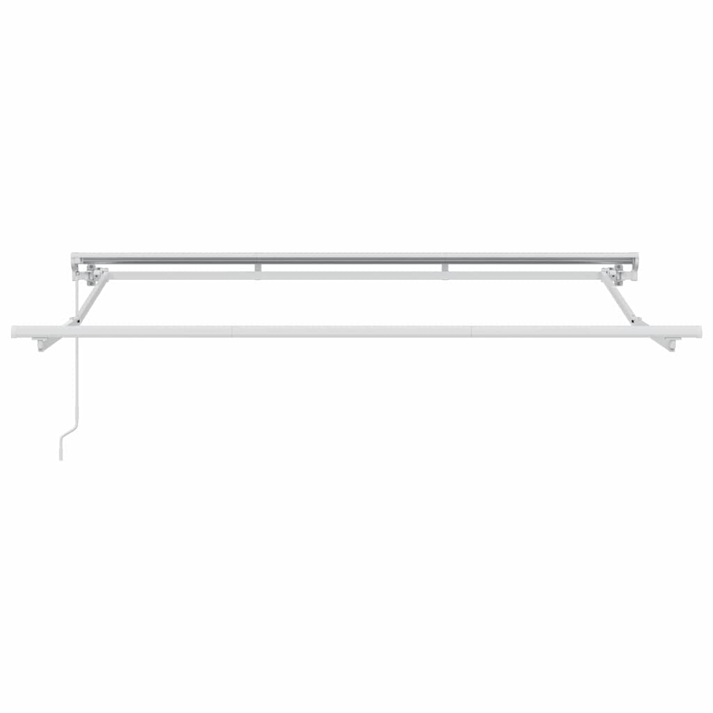 Inklapbaar Zonnescherm 350X200 Cm Stof Groen En Geel 3.5 x 2 m