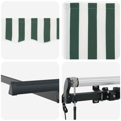 Inklapbaar Zonnescherm 350 X 200 Cm Stof 3,5 x 2 m