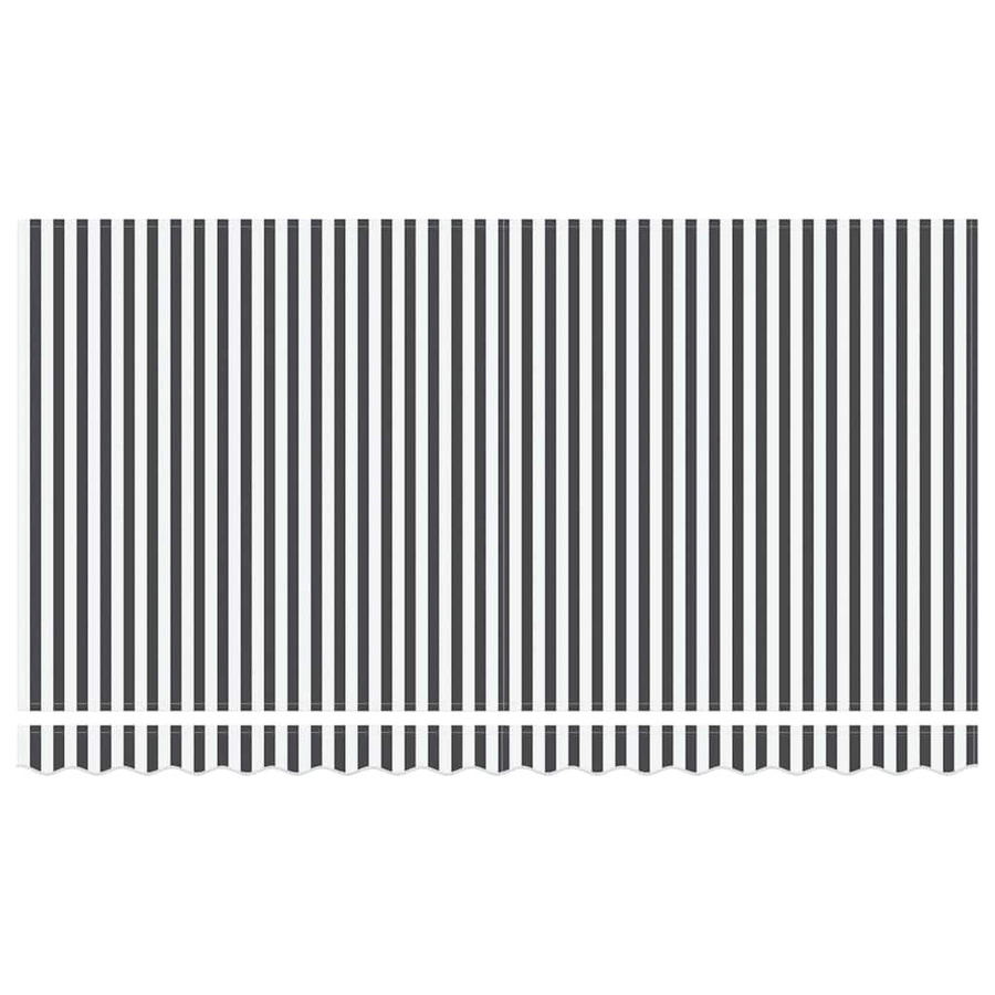 Inklapbaar Zonnescherm Antraciet en Wit