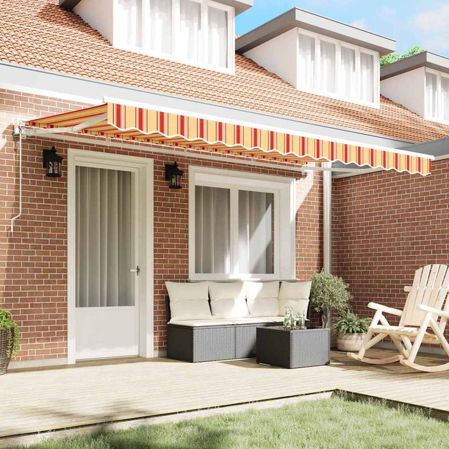 Zijde Frame Multikleur 400 x 200 cm Polyester met PU-coating