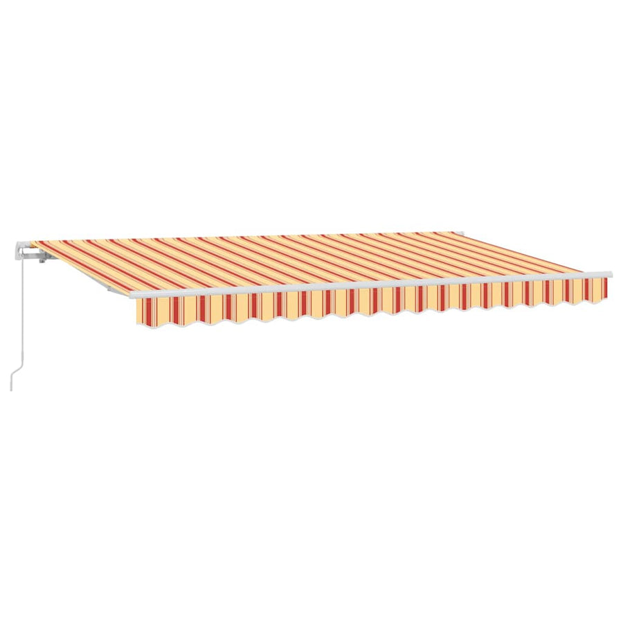 Inklapbaar Zonnescherm Geel 400 x 200 cm Stof