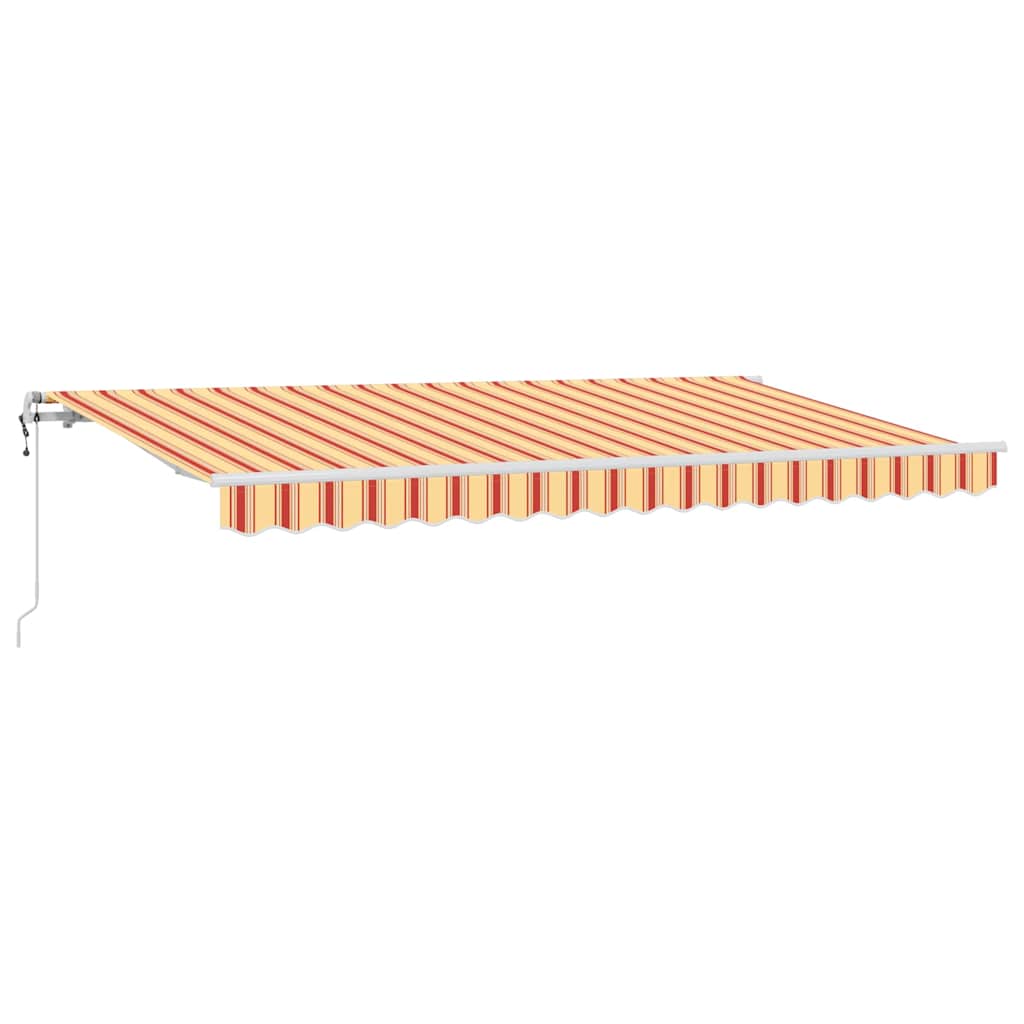 Inklapbaar Zonnescherm Geel 400 x 200 cm Stof
