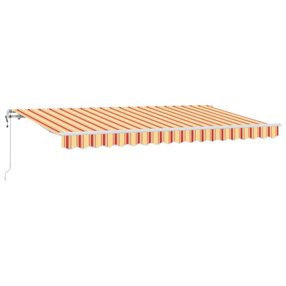 Inklapbaar Zonnescherm Geel 400 x 200 cm Stof