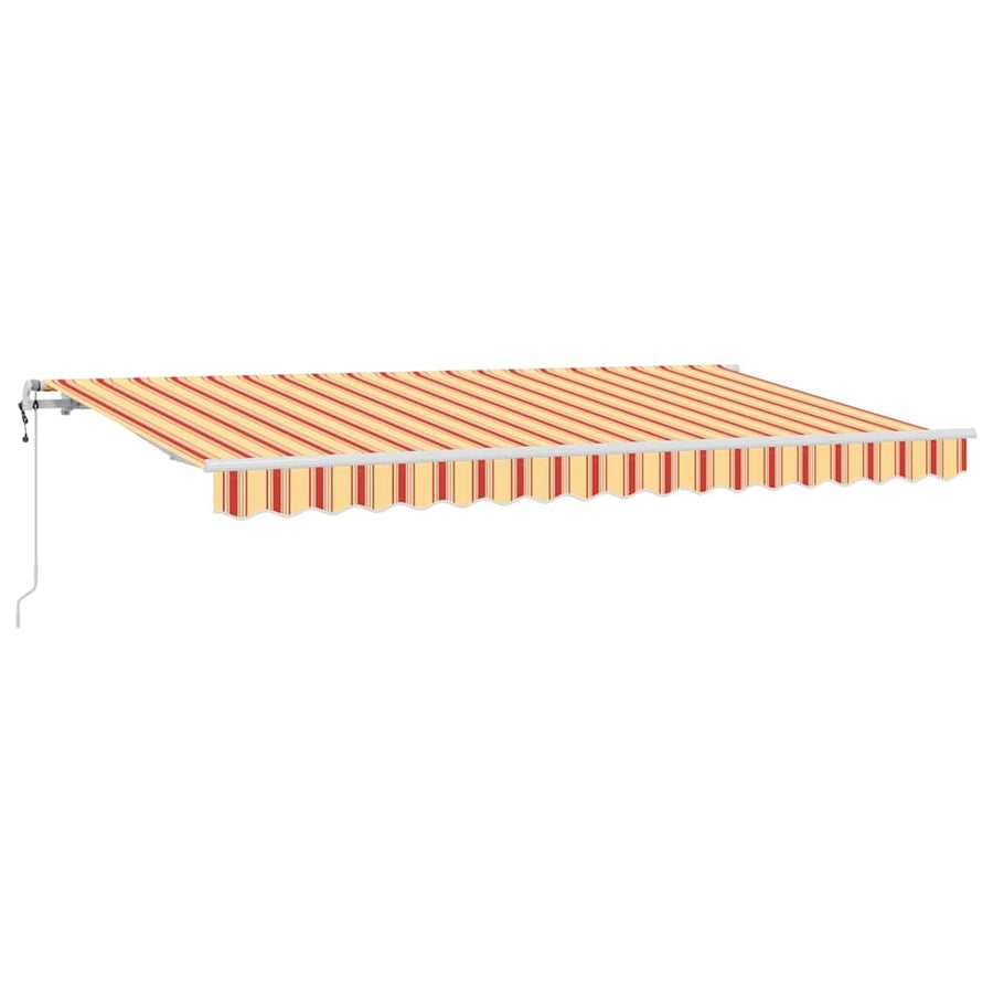 Inklapbaar Zonnescherm Geel 400 x 200 cm Stof