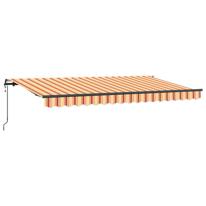 Inklapbaar Zonnescherm Geel 400 x 200 cm Stof