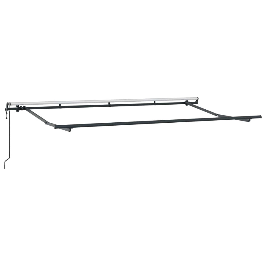 Inklapbaar Zonnescherm Geel 400 x 200 cm Stof