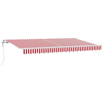 Inklapbaar Zonnescherm Rood 400 x 200 cm Stof