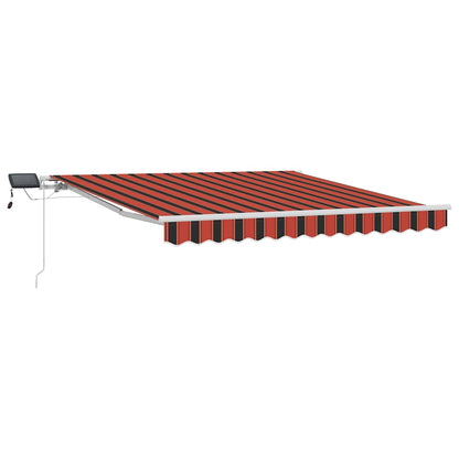 Inklapbaar Zonnescherm Oranje en bruin 300 x 250 cm