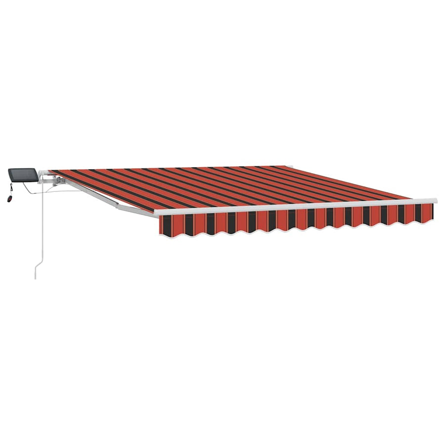 Inklapbaar Zonnescherm Oranje en bruin 300 x 250 cm