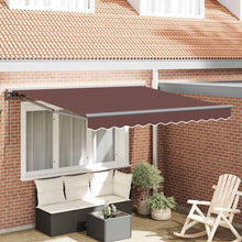 Inklapbaar Zonnescherm Bruin 300x250 cm Polyester