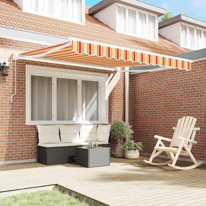 Inklapbaar Zonnescherm Geel En Oranje 300 X 250 Cm Geel En Oranje