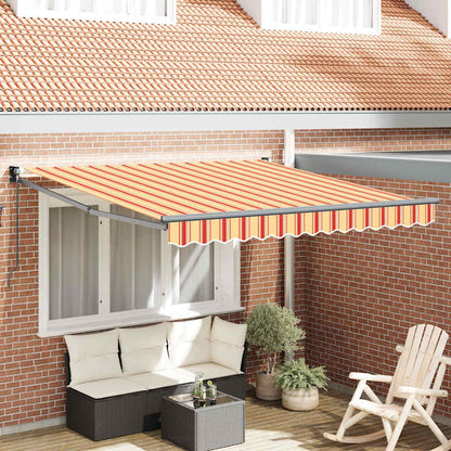 Inklapbaar Zonnescherm Gestreept Geel En Oranje 300 X 250 Cm