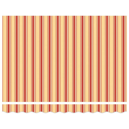 Inklapbaar Zonnescherm Gestreept Geel En Oranje 300 X 250 Cm