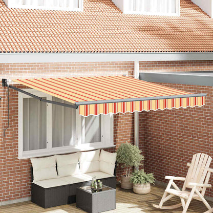 Inklapbaar Zonnescherm Geel en Oranje 300 x 250 cm