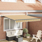 Retractable Awning Multicoloured 300 x 250 cm