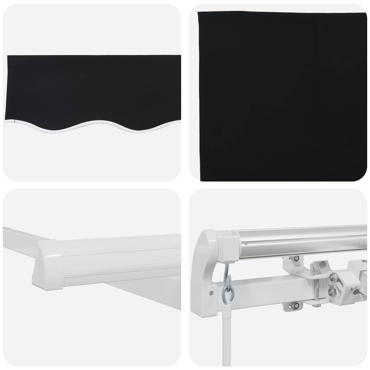 Markies Zwart 300 x 250 x 165 cm Polyester
