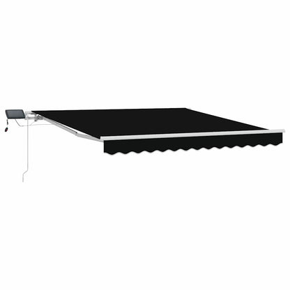 Inklapbaar Zonnescherm Zwart 300 x 250 cm Stof en Staal
