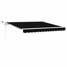 Inklapbaar Zonnescherm Zwart 300 x 250 cm Stof en Metaal