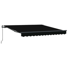 Inklapbaar Zonnescherm Zwart 300 x 250 cm Polyester en staal