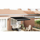 Awning Black 3 x 2.5 m Polyester and metal