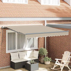 Retractable Awning Beige 300 x 250 cm Polyester and steel