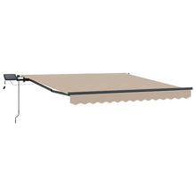 Inklapbaar Zonnescherm Beige 300 x 250 cm Stof