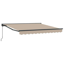 Inklapbaar Zonnescherm Beige 300x250 cm Polyester
