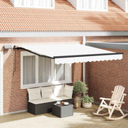 Zonnescherm 300x250 cm wit stof