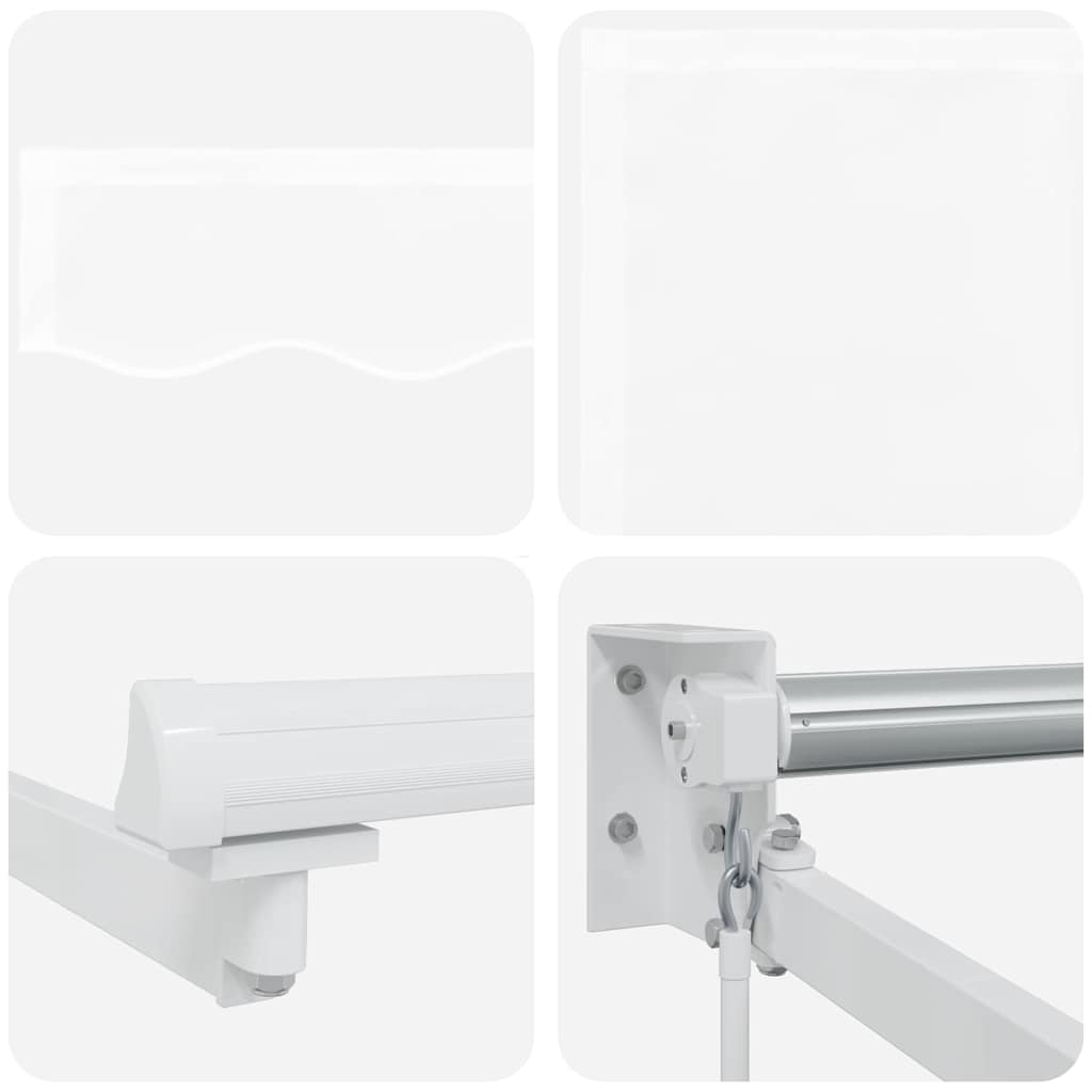 Markies Wit 3 x 2,5 m Polyester en metaal