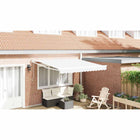 Markies 300x250 cm wit polyester metaal