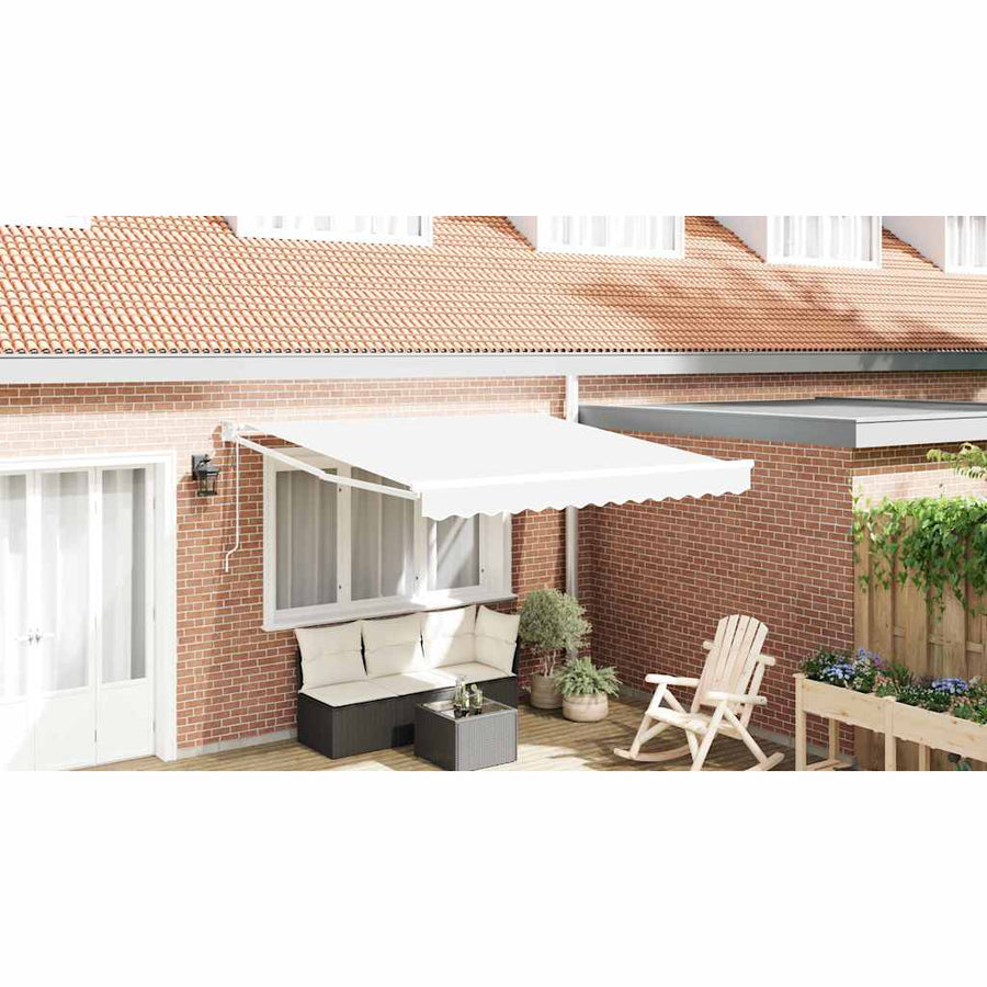 Markies Wit 3 x 2,5 m Polyester en metaal