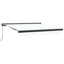 Luifel handmatig uitschuifbaar 300x250 cm wit