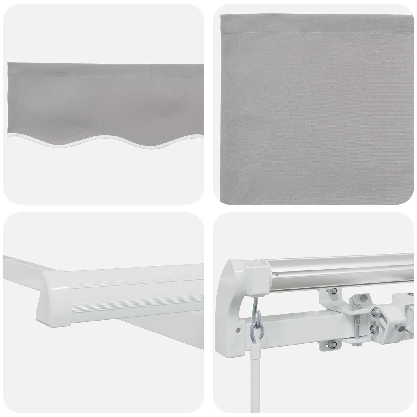 Markies Lichtgrijs 300 x 250 x 165 cm Polyester