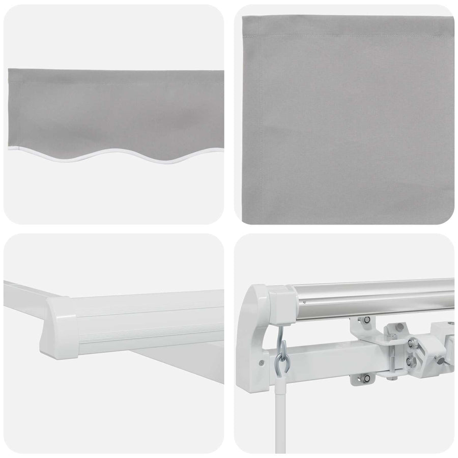 Markies Lichtgrijs 300 x 250 x 165 cm Polyester
