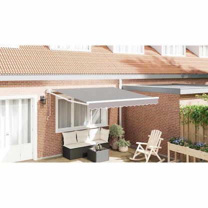 Markies Lichtgrijs 3 x 2,5 m Polyester en metaal