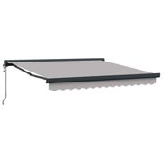 Markies lichtgrijs 300x250x165 cm polyester aluminium