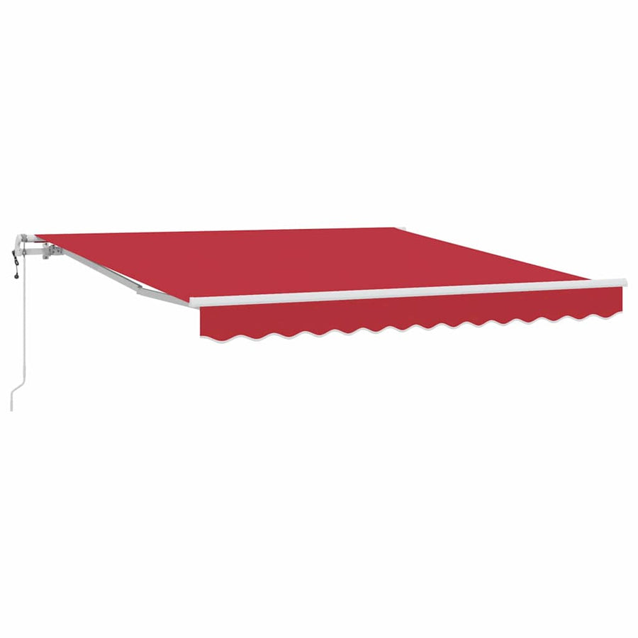 Inklapbaar Zonnescherm Rood 300 x 250 cm Stof