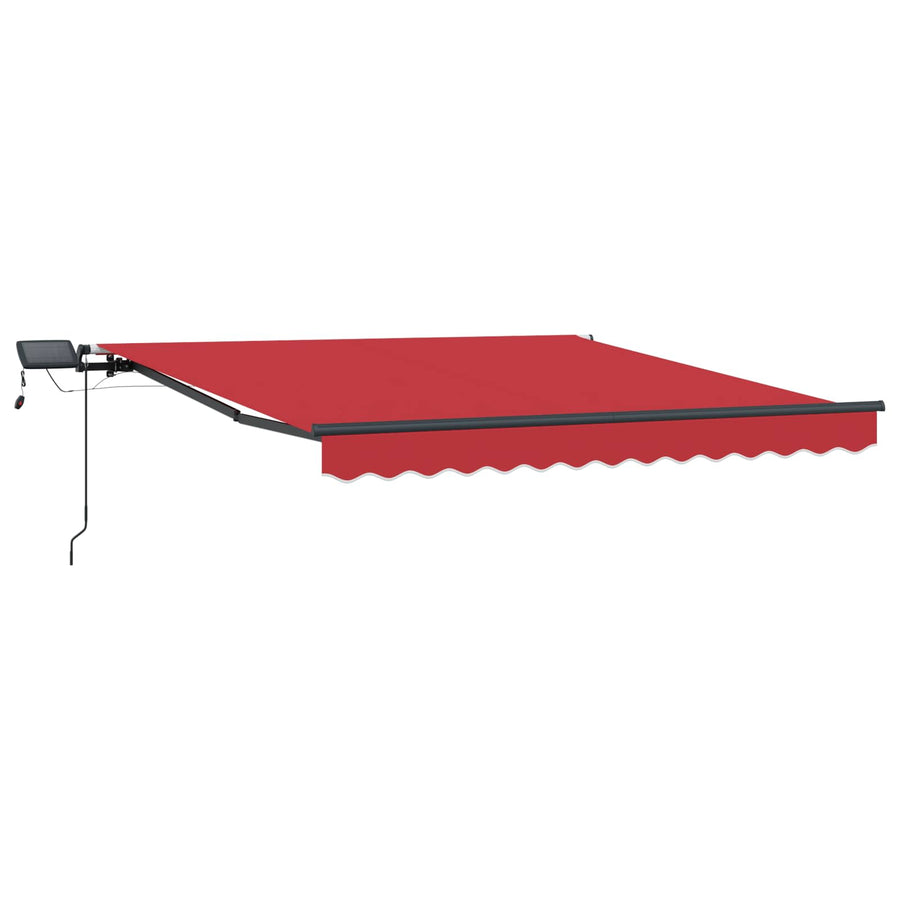 Inklapbaar Zonnescherm Rood 300 x 250 cm Stof
