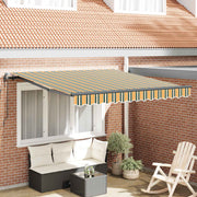 Zonnescherm 300x250 cm groen geel