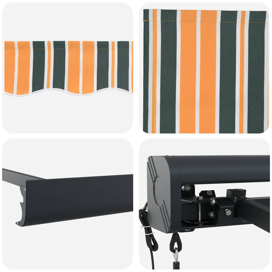 Markies Groen en Geel 300 x 250 x 165 cm Polyester en Aluminium