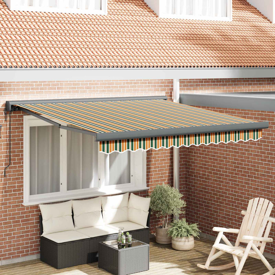 Markies Groen en Geel 300 x 250 x 165 cm Polyester en Aluminium