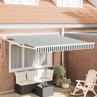 Markies 300x250 cm groen wit polyester metaal