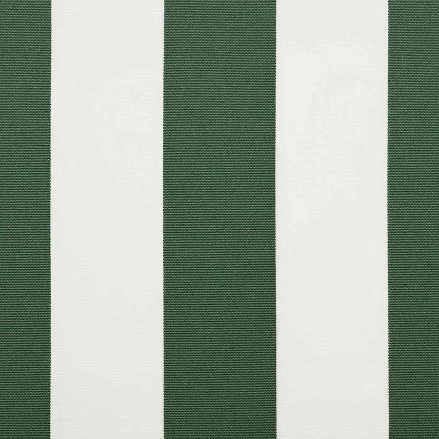 Inklapbaar Zonnescherm Groen en Wit 300 x 250 cm Stof en Metaal